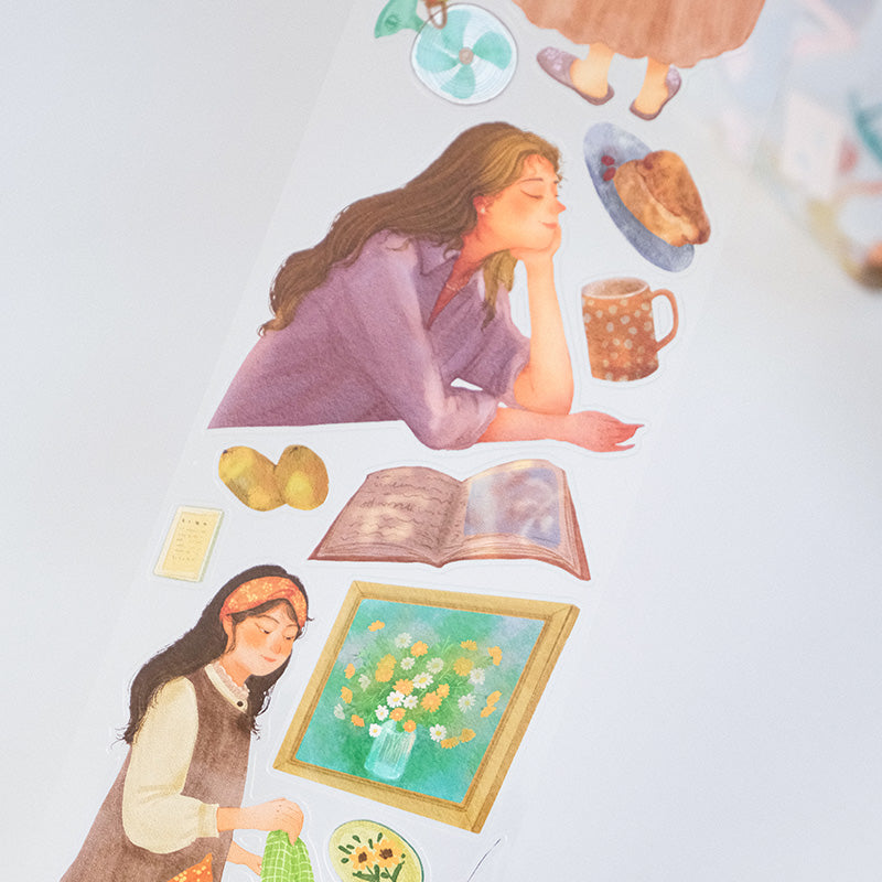 Pre-cut Petal Daydreams Wide Washi/PET Tape | The Washi Tape Shop. Beautiful Washi and Decorative Tape For Bullet Journals, Gift Wrapping, Planner Decoration and DIY Projects