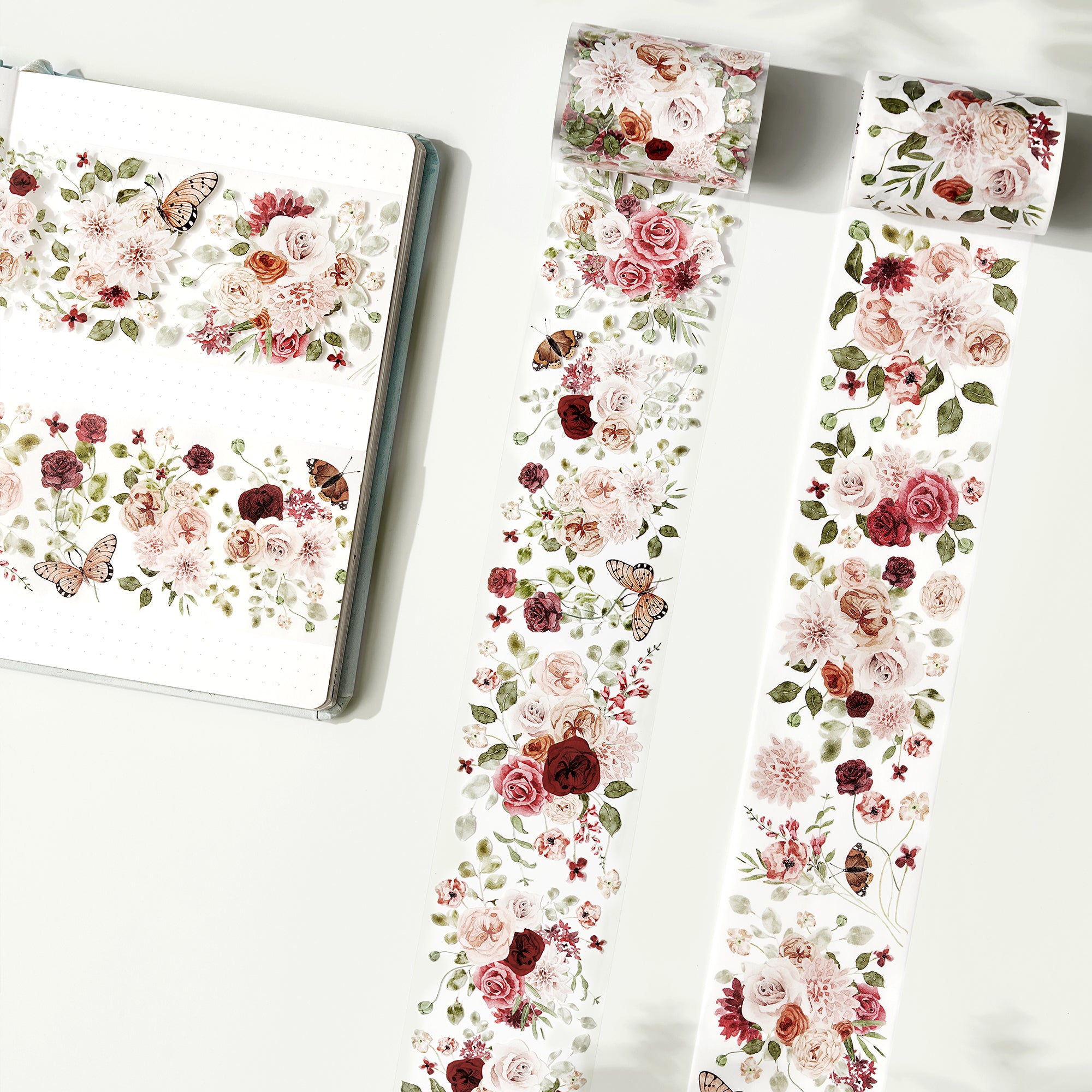Dreamy Merlot Wide Washi / PET Tape | The Washi Tape Shop. Beautiful Washi and Decorative Tape For Bullet Journals, Gift Wrapping, Planner Decoration and DIY Projects