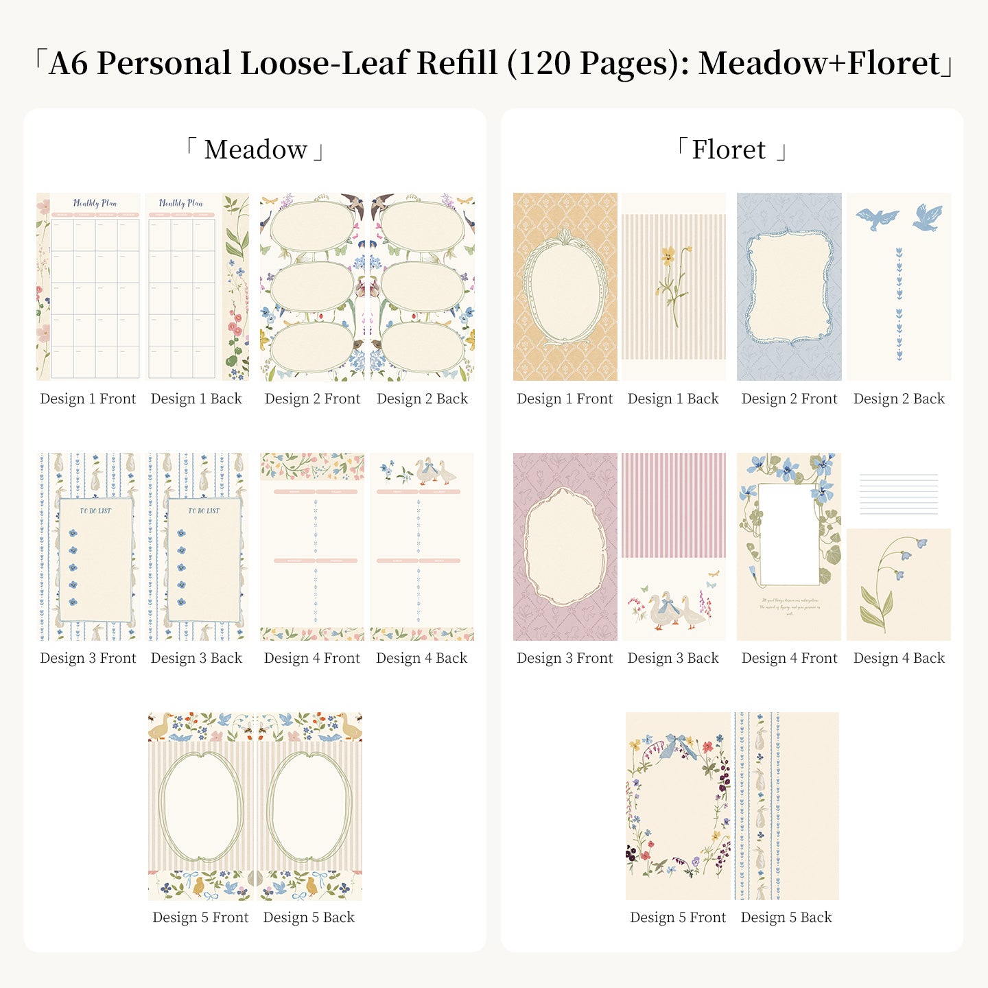 WT Blush Loose-Leaf Journal (A6 Personal)