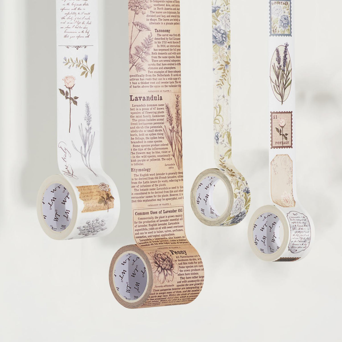 Petals & Parchment Washi Tape Sticker Set | The Washi Tape Shop