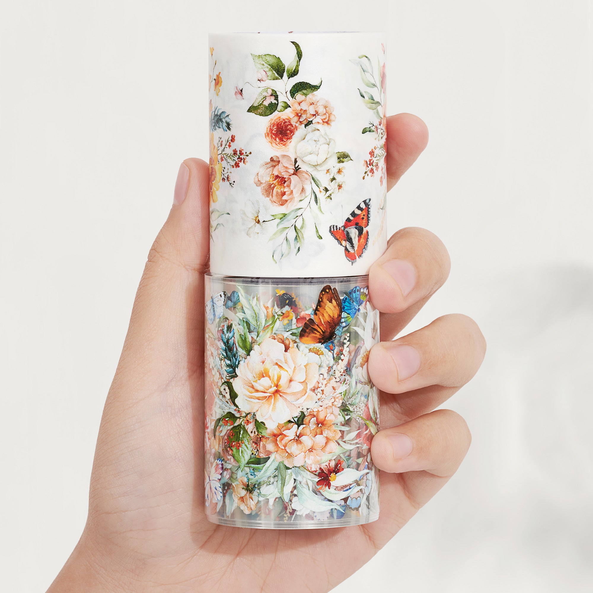 Meow Illustration Wide Washi Tape - Wonderful Weeds - WATA-087