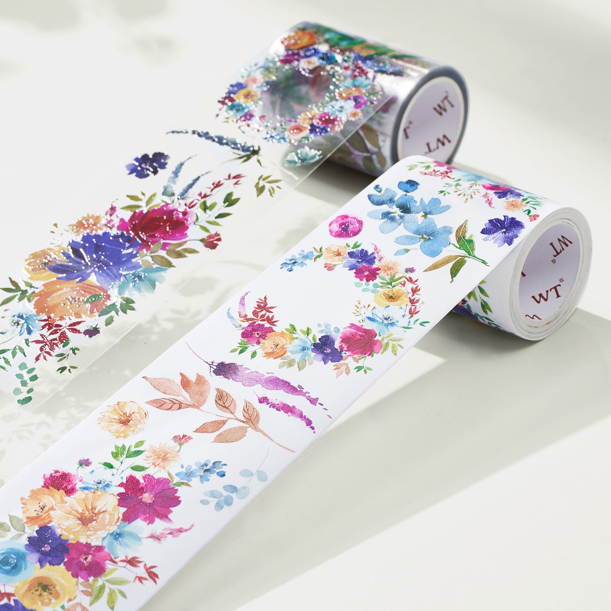 Pretty Florals Wide Washi / PET Tape | The Washi Tape Shop. Beautiful Washi and Decorative Tape For Bullet Journals, Gift Wrapping, Planner Decoration and DIY Projects