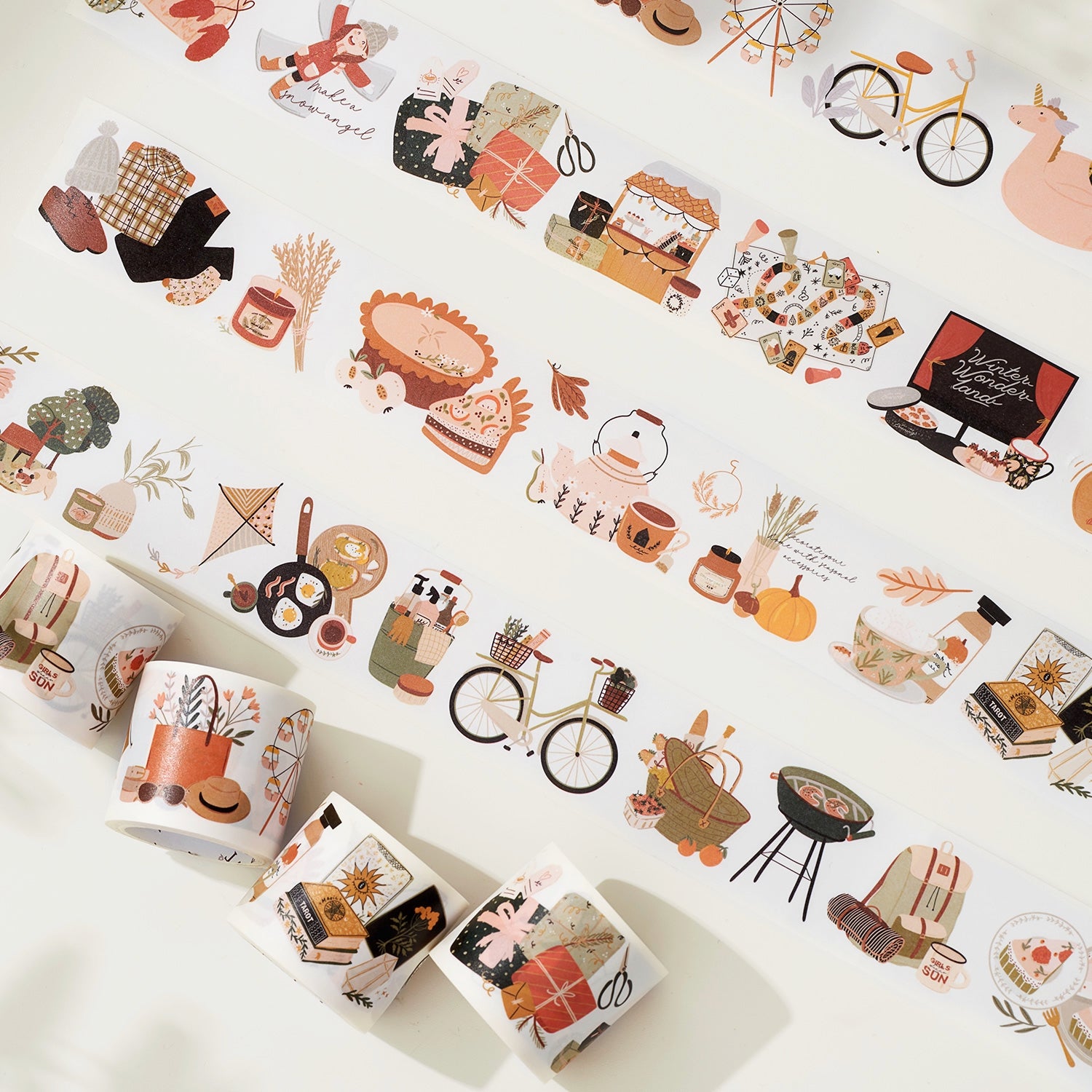 Four Seasons Washi Tape Sticker Set | The Washi Tape Shop. Beautiful Washi and Decorative Tape For Bullet Journals, Gift Wrapping, Planner Decoration and DIY Projects