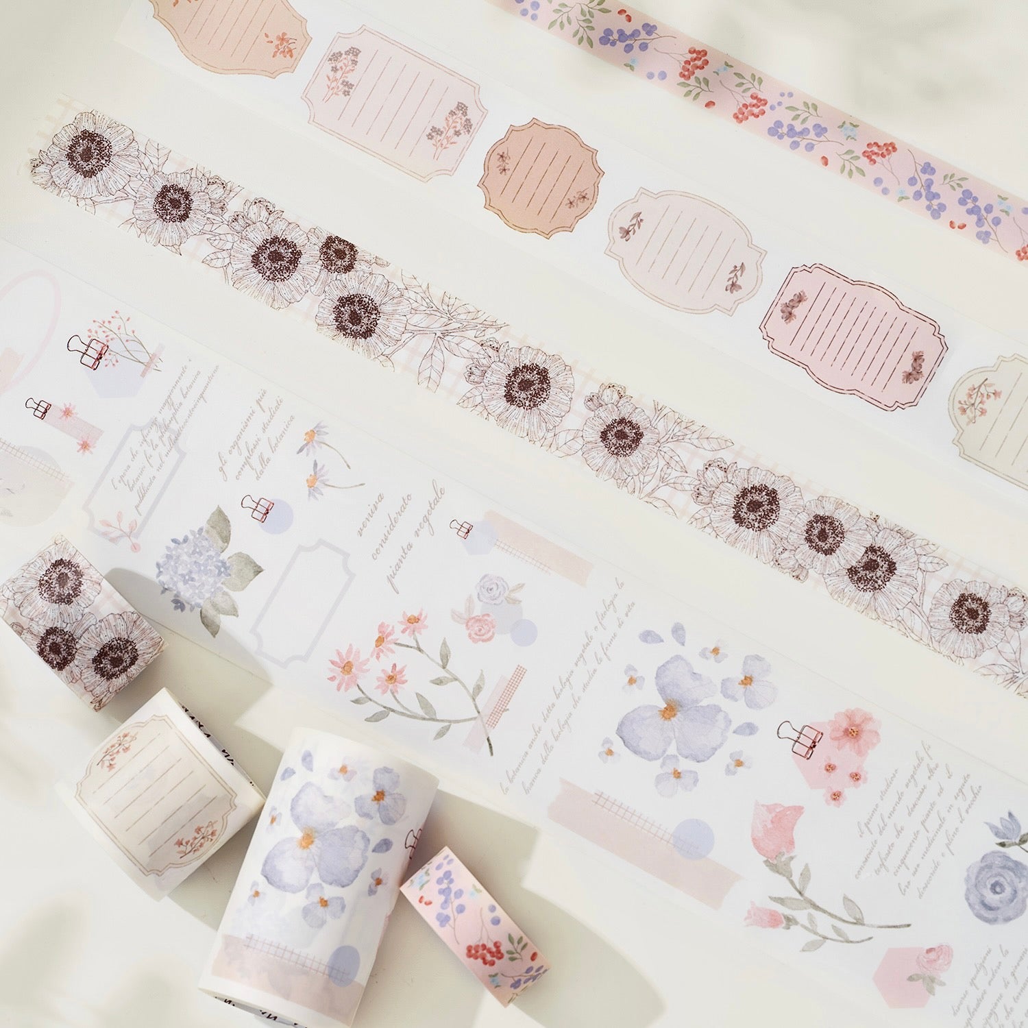 2pcs/lot Cute Washi Tape Set Japanese Paper Planner Masking Tape Adhesive  Tapes Stickers Decor Stationery Tape in 2023