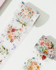 Floral Wave Wide Washi / PET Tape | The Washi Tape Shop. Beautiful Washi and Decorative Tape For Bullet Journals, Gift Wrapping, Planner Decoration and DIY Projects