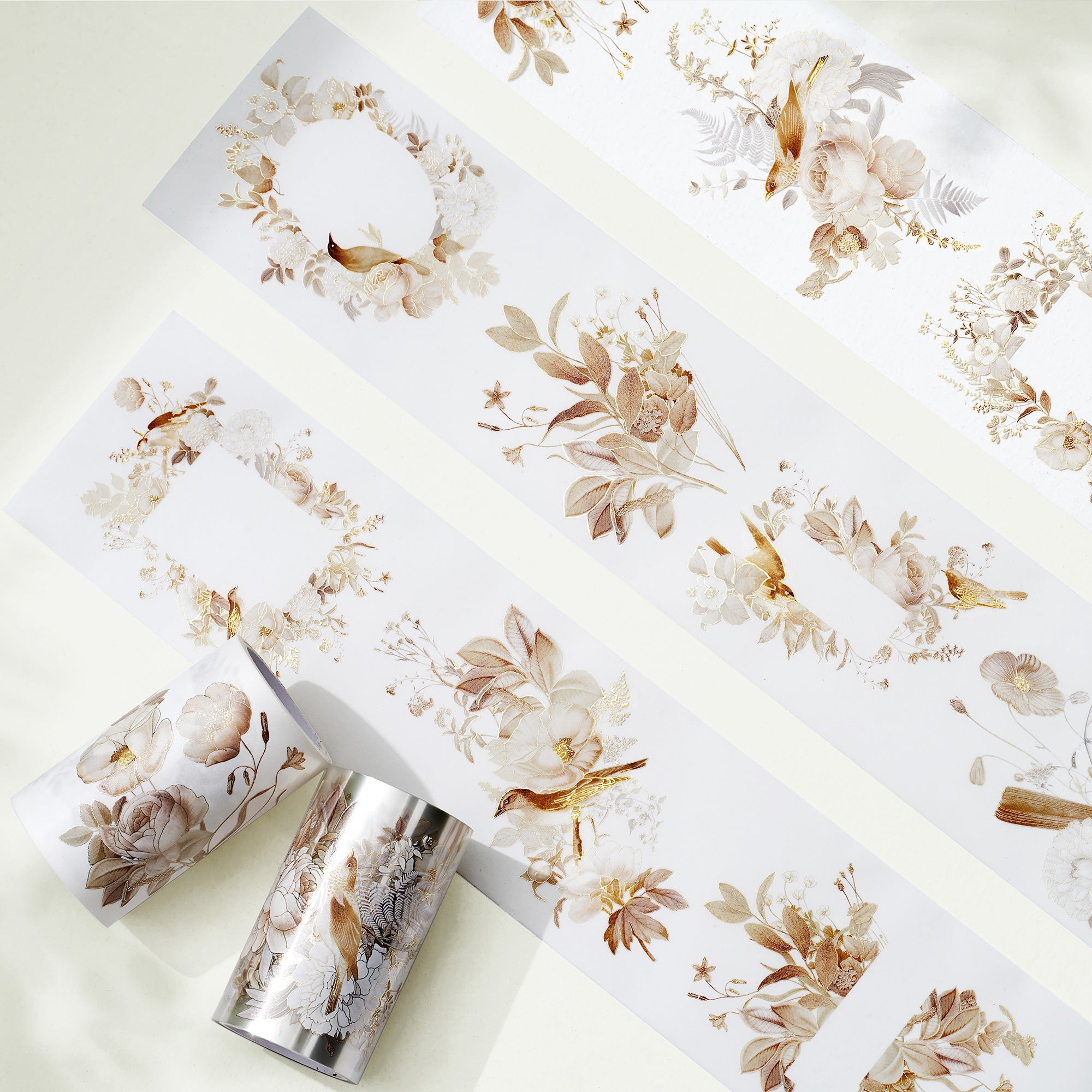 Floral Charm Washi Paper Sticker Set｜The Washi Tape Shop