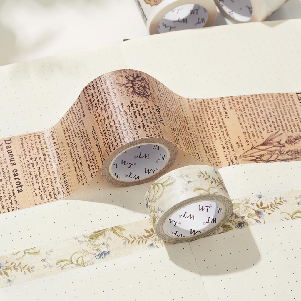 Petals & Parchment Washi Tape Sticker Set | The Washi Tape Shop