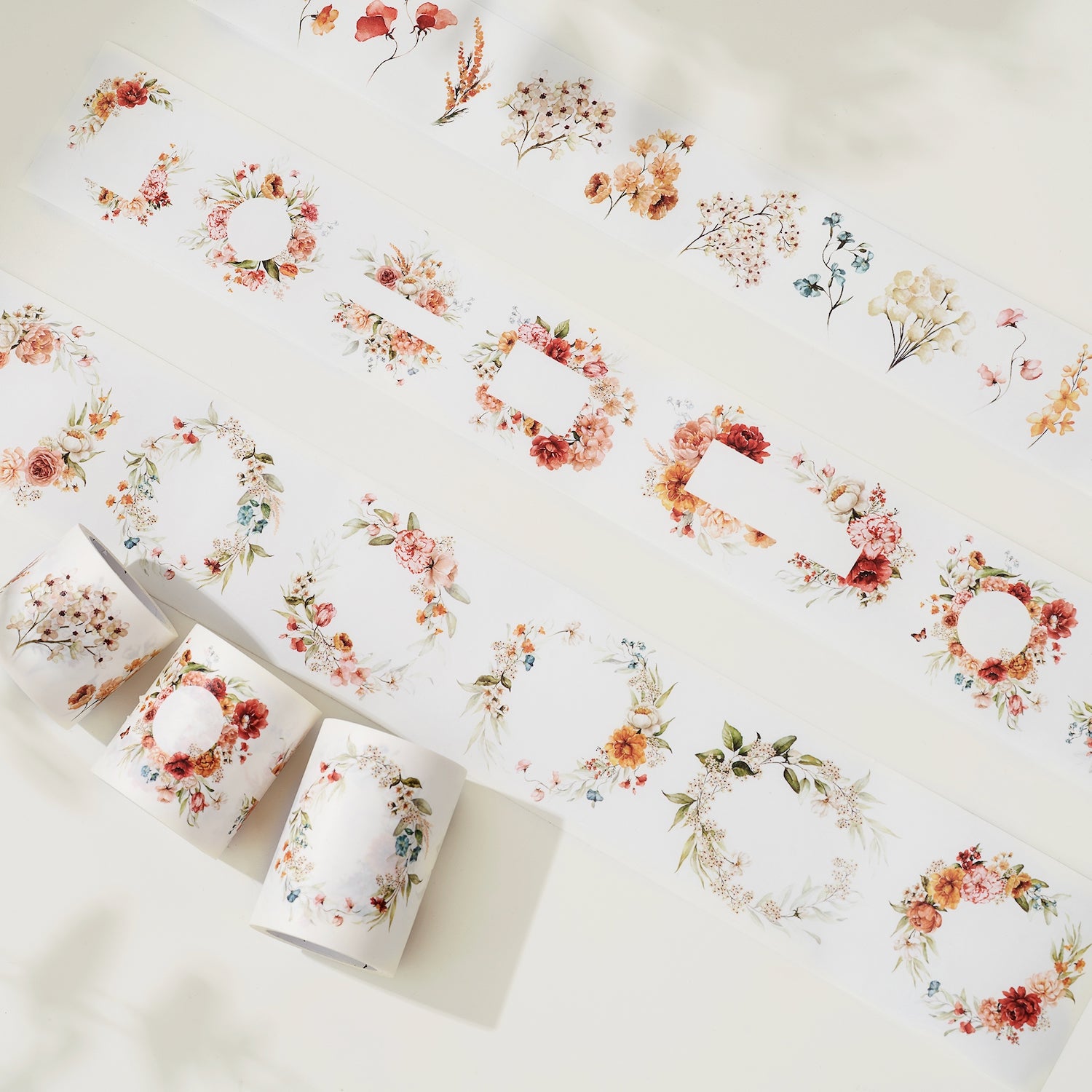 Autumn Bouquet Washi Tape Sticker Set | The Washi Tape Shop. Beautiful Washi and Decorative Tape For Bullet Journals, Gift Wrapping, Planner Decoration and DIY Projects