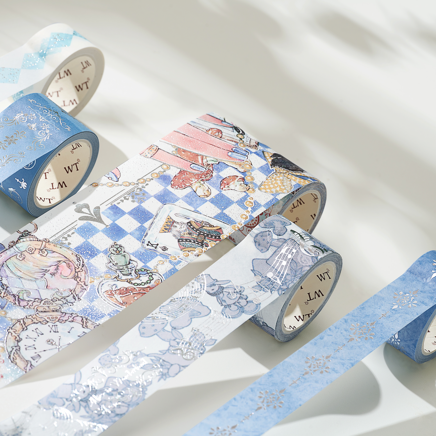 Alice in Wonderland Washi Tape Set | The Washi Tape Shop. Beautiful Washi and Decorative Tape For Bullet Journals, Gift Wrapping, Planner Decoration and DIY Projects