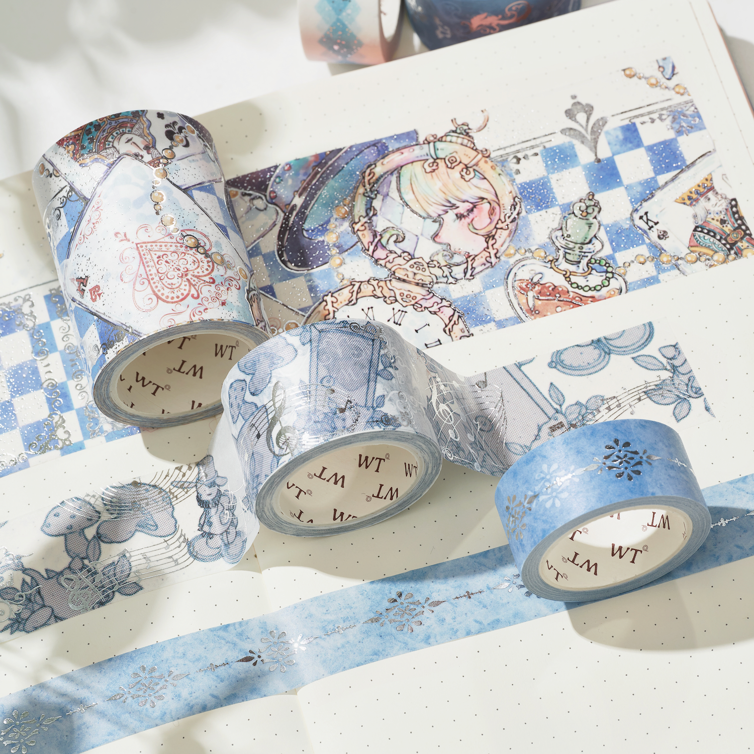 Alice in Wonderland Washi Tape Set | The Washi Tape Shop. Beautiful Washi and Decorative Tape For Bullet Journals, Gift Wrapping, Planner Decoration and DIY Projects