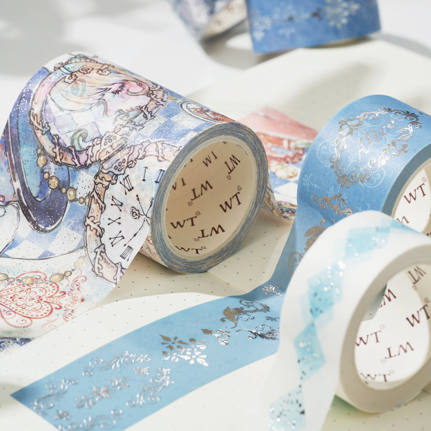 Alice in Wonderland Washi Tape Set | The Washi Tape Shop. Beautiful Washi and Decorative Tape For Bullet Journals, Gift Wrapping, Planner Decoration and DIY Projects