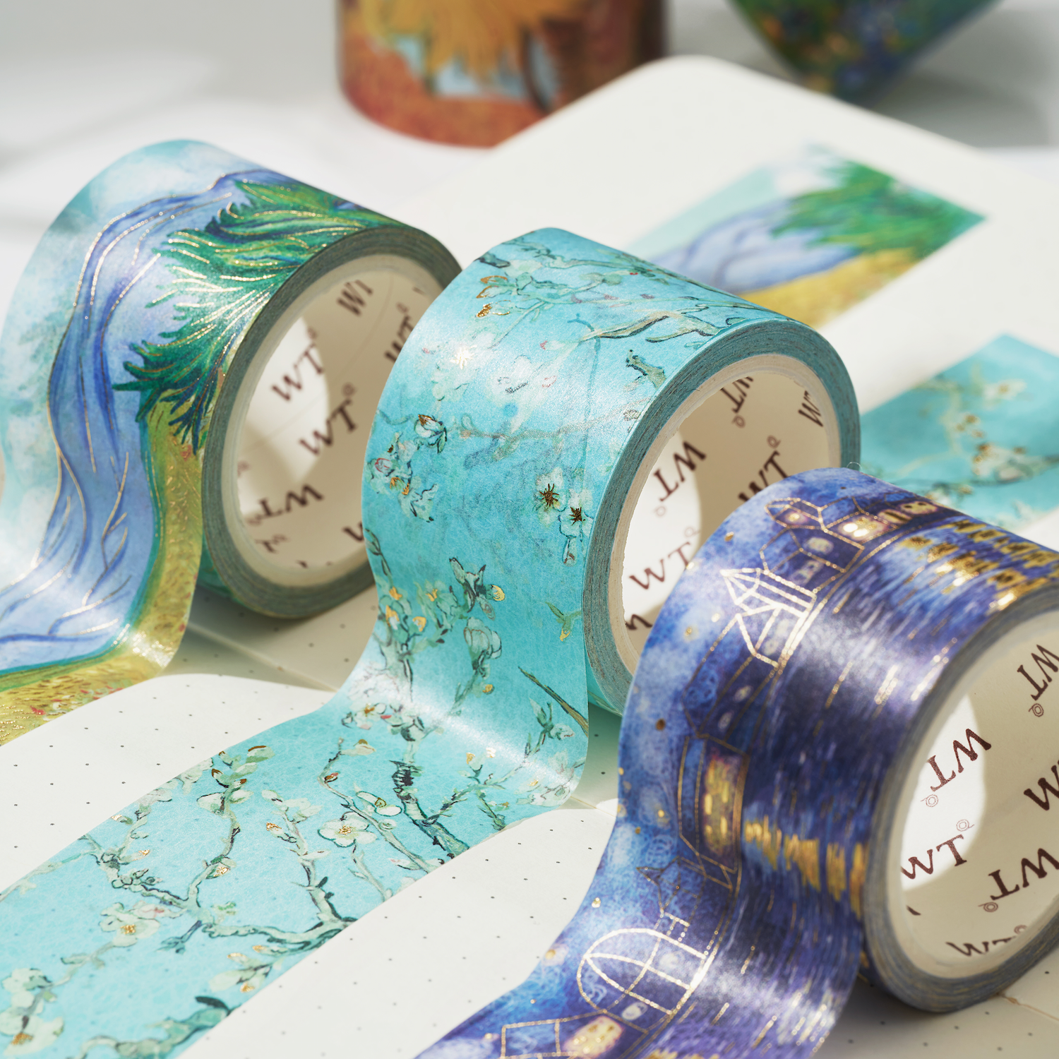 Van Gogh Washi Tape Set | The Washi Tape Shop. Beautiful Washi and Decorative Tape For Bullet Journals, Gift Wrapping, Planner Decoration and DIY Projects