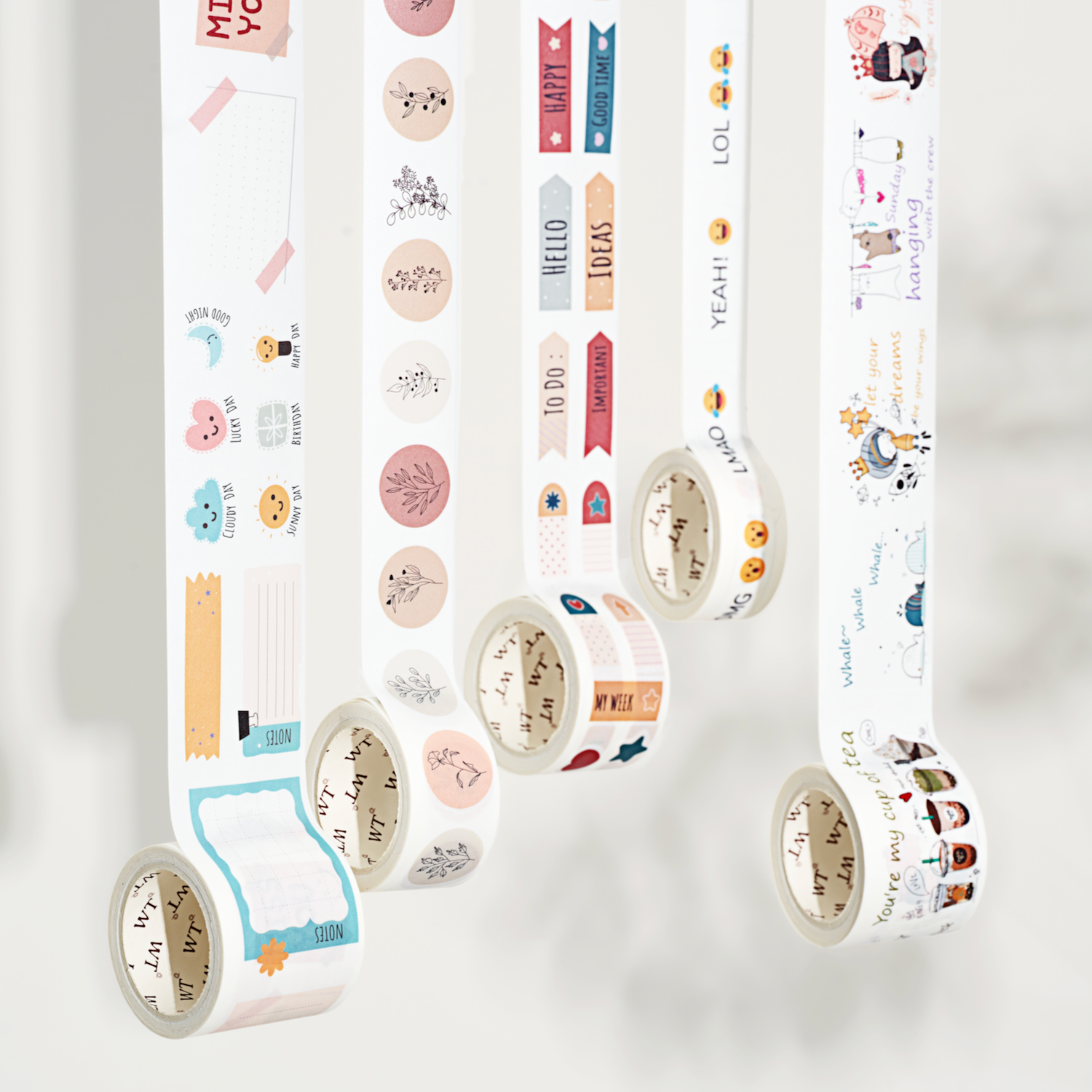 Planner&#39;s Washi Tape Sticker Set | The Washi Tape Shop. Beautiful Washi and Decorative Tape For Bullet Journals, Gift Wrapping, Planner Decoration and DIY Projects