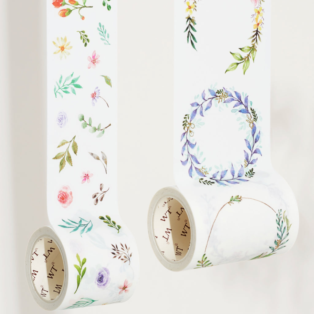 Delicate Floral Wreaths Washi Tape Sticker Set The Washi Tape Shop