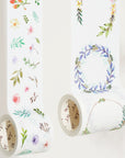 Delicate Floral Wreaths Washi Tape Sticker Set | The Washi Tape Shop. Beautiful Washi and Decorative Tape For Bullet Journals, Gift Wrapping, Planner Decoration and DIY Projects