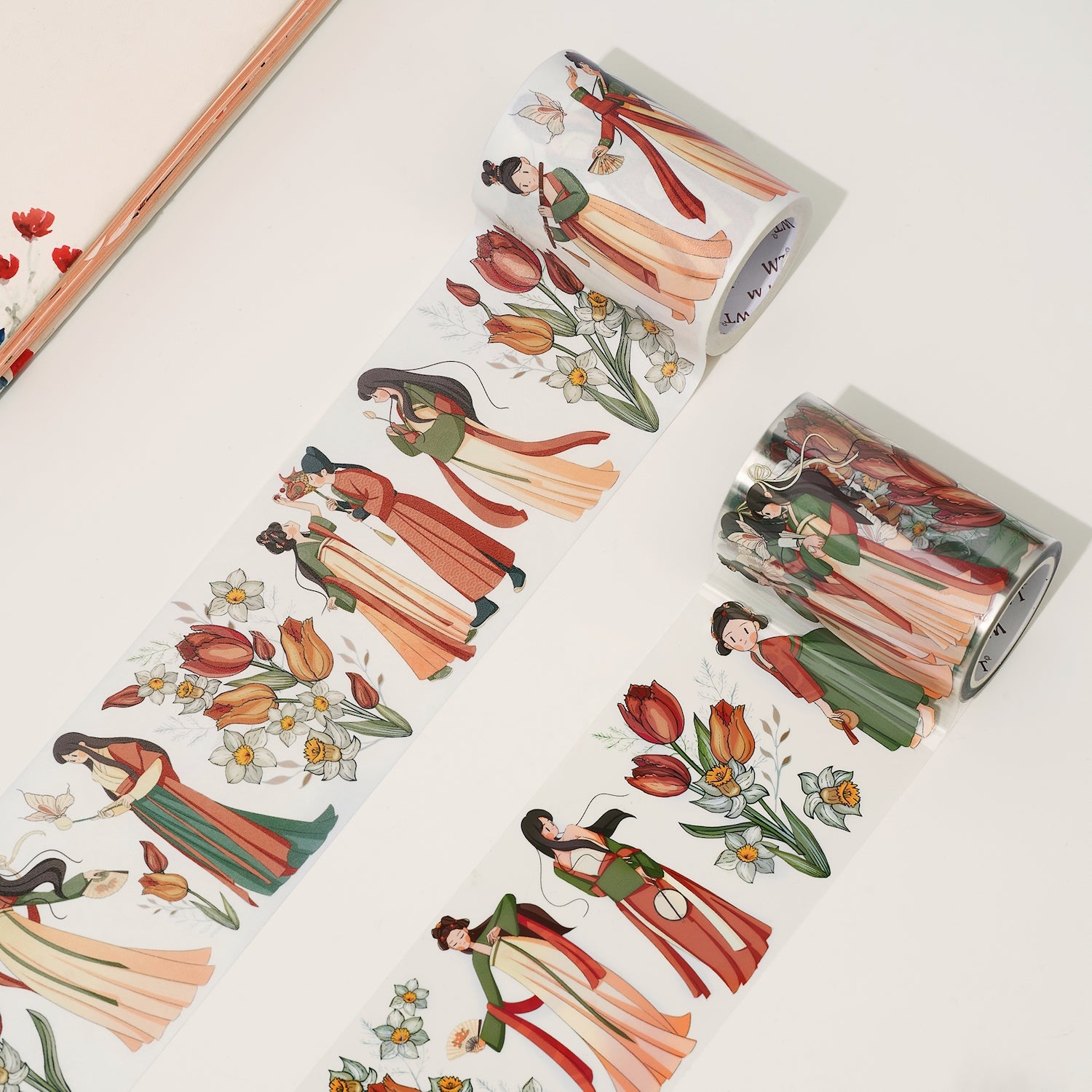 Hanfu Wide Washi / PET Tape | The Washi Tape Shop. Beautiful Washi and Decorative Tape For Bullet Journals, Gift Wrapping, Planner Decoration and DIY Projects