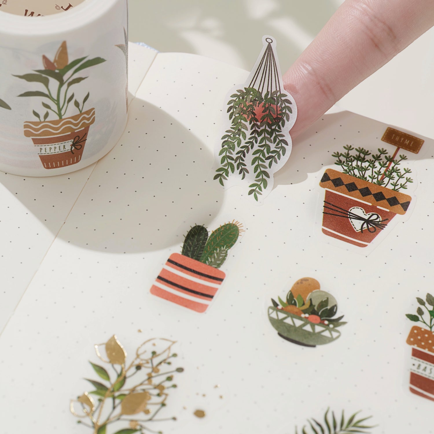 Green Oasis Washi Tape Sticker Set | The Washi Tape Shop. Beautiful Washi and Decorative Tape For Bullet Journals, Gift Wrapping, Planner Decoration and DIY Projects