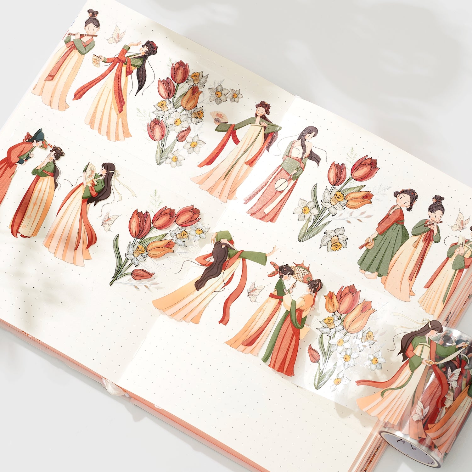 Hanfu Wide Washi / PET Tape | The Washi Tape Shop. Beautiful Washi and Decorative Tape For Bullet Journals, Gift Wrapping, Planner Decoration and DIY Projects