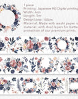 Frosty Rose Wide Washi / PET Tape | The Washi Tape Shop. Beautiful Washi and Decorative Tape For Bullet Journals, Gift Wrapping, Planner Decoration and DIY Projects