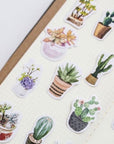 50 Piece Succulents Delight Planner Stickers | The Washi Tape Shop. Beautiful Washi and Decorative Tape For Bullet Journals, Gift Wrapping, Planner Decoration and DIY Projects