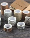 Journal Memory Washi Tape 50mmx8m | The Washi Tape Shop. Beautiful Washi and Decorative Tape For Bullet Journals, Gift Wrapping, Planner Decoration and DIY Projects