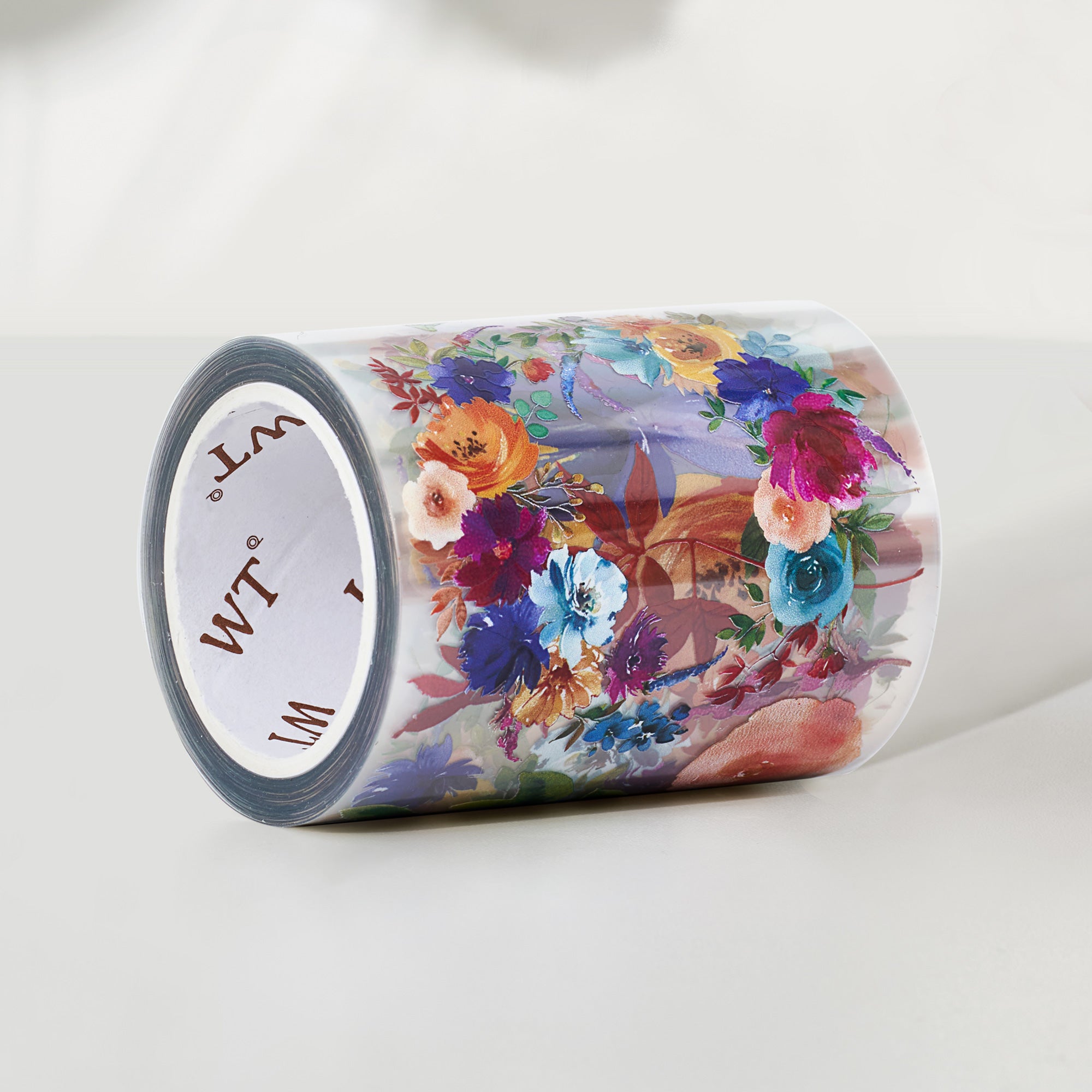 WT Floral Wave Wide PET Tape, Single Roll, Original Designs,  Floral and Butterfly Decorative Tape, Craft Clear Tape, Bujo Planner  Supplies, Watercolor Flower Tape, DIY Transparent Tape : Arts, Crafts 