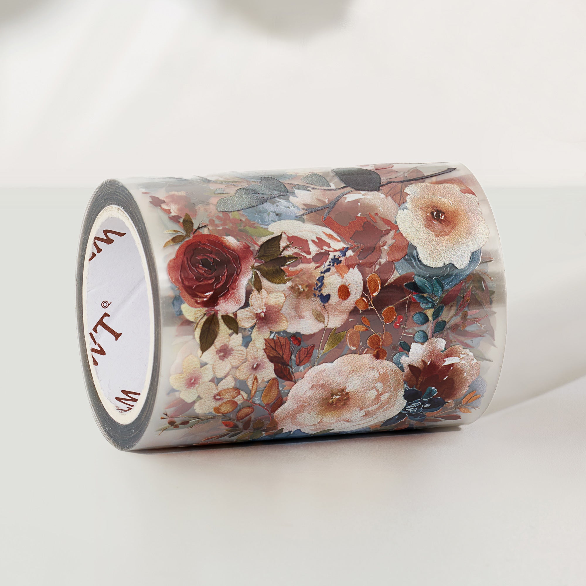 Dusty Blue &amp; Cinnamon Wide Washi / PET Tape | The Washi Tape Shop. Beautiful Washi and Decorative Tape For Bullet Journals, Gift Wrapping, Planner Decoration and DIY Projects