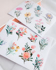 Floral Charm Washi Paper Sticker Set - The Washi Tape Shop