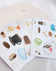 Cosy Teatime Washi Paper Sticker Set - The Washi Tape Shop