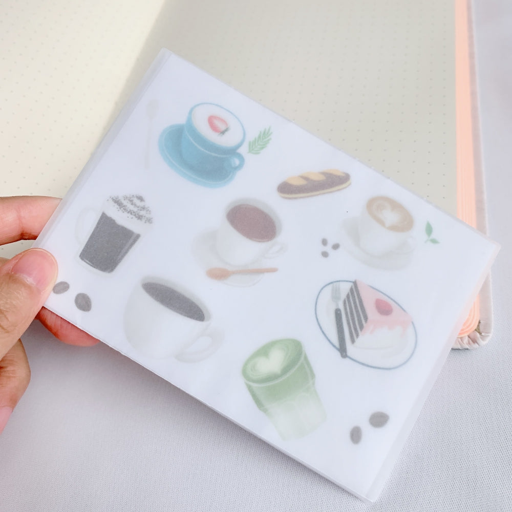 Cosy Teatime Washi Paper Sticker Set - The Washi Tape Shop