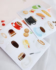 Cosy Teatime Washi Paper Sticker Set - The Washi Tape Shop