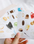 Cosy Teatime Washi Paper Sticker Set - The Washi Tape Shop