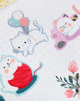 Kitties Planet Washi Paper Sticker Set - The Washi Tape Shop