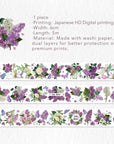 Lilac Wide Washi Tape | The Washi Tape Shop. Beautiful Washi and Decorative Tape For Bullet Journals, Gift Wrapping, Planner Decoration and DIY Projects