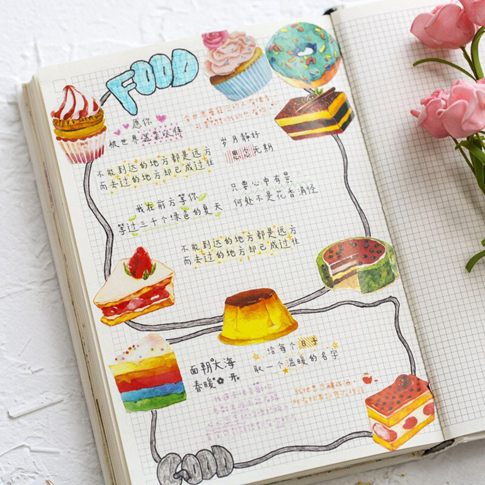 50 Piece Sweet Tooth Planner Stickers | The Washi Tape Shop. Beautiful Washi and Decorative Tape For Bullet Journals, Gift Wrapping, Planner Decoration and DIY Projects