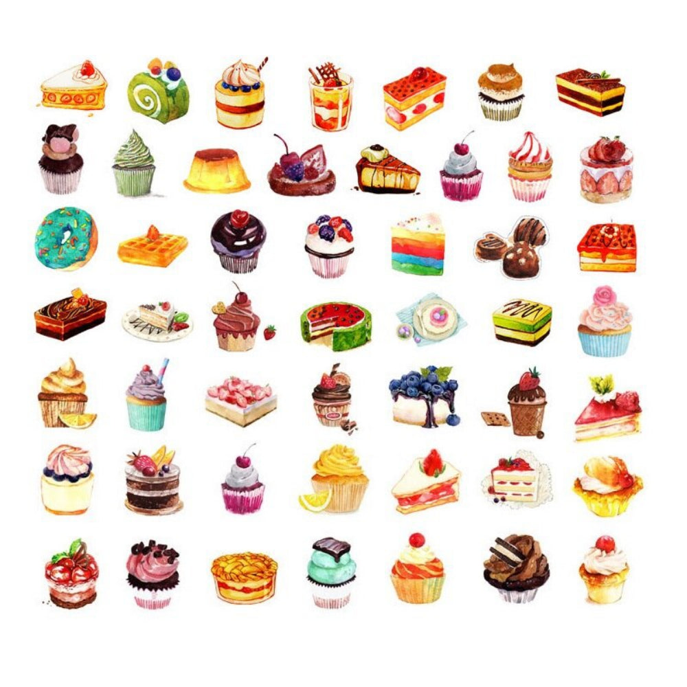 50 Piece Sweet Tooth Planner Stickers | The Washi Tape Shop. Beautiful Washi and Decorative Tape For Bullet Journals, Gift Wrapping, Planner Decoration and DIY Projects